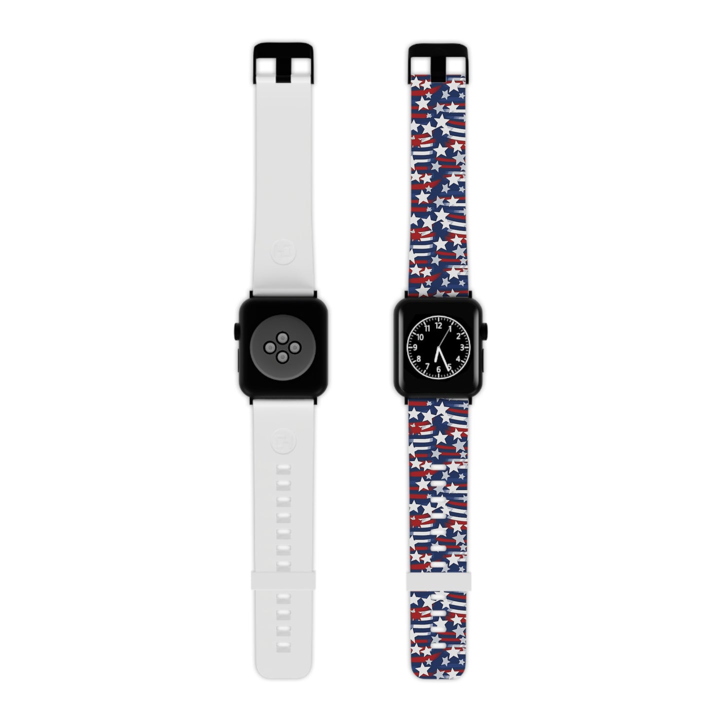 Patriotic Waves Apple Watch Band - Stars and Stripes Design