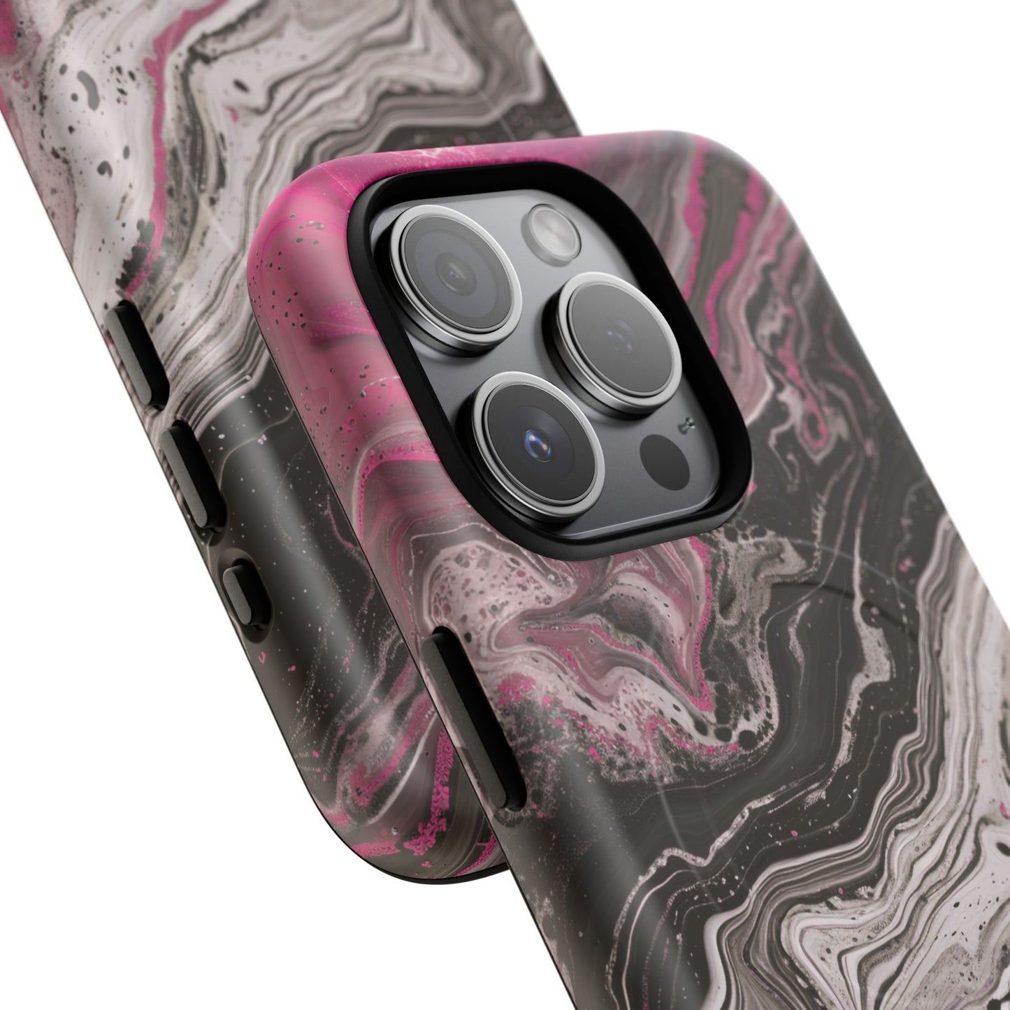 Stylish Magnetic iPhone Cases for Tough Protection, Trendy iPhone Covers, Gift for Teens, Modern Tech Accessories, Marble iPhone Design Cases
