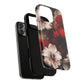 Crimson Noir Tough iPhone Magnetic Cases, Tough iPhone Protector, Stylish Floral Design, Gift for Her, Floral Accessories