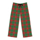 Green Men's Pajama Pants (AOP)