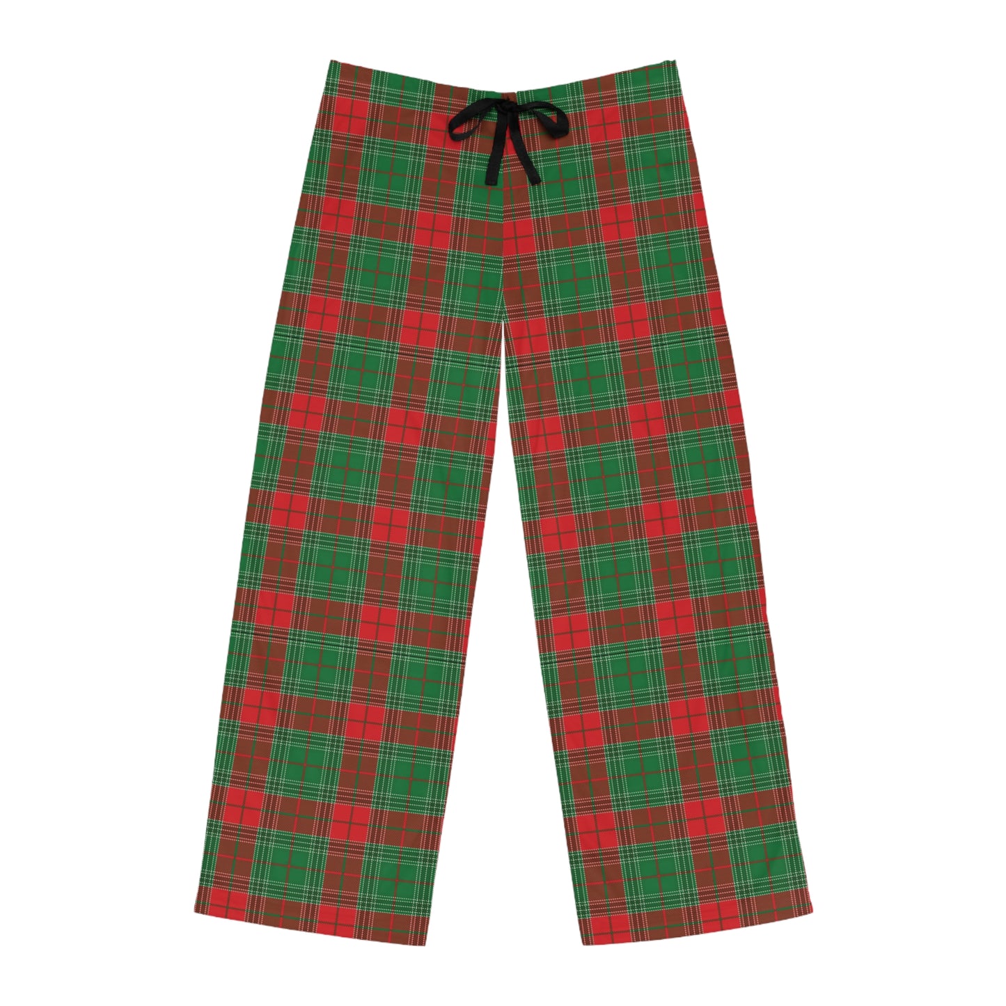 Green Men's Pajama Pants (AOP)