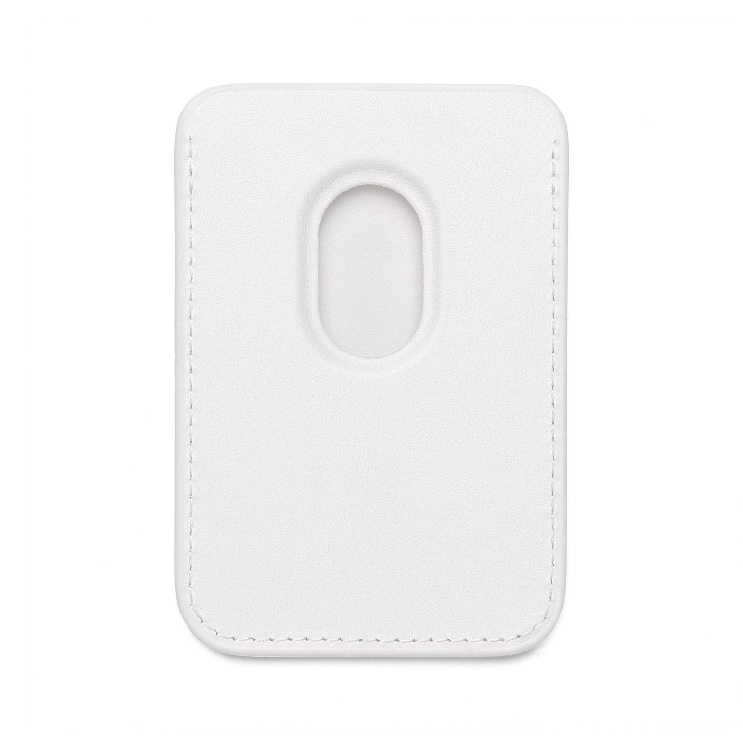 Personalized Geometric MagSafe Vegan Wallet — Custom Name/Affirmation Card Holder.