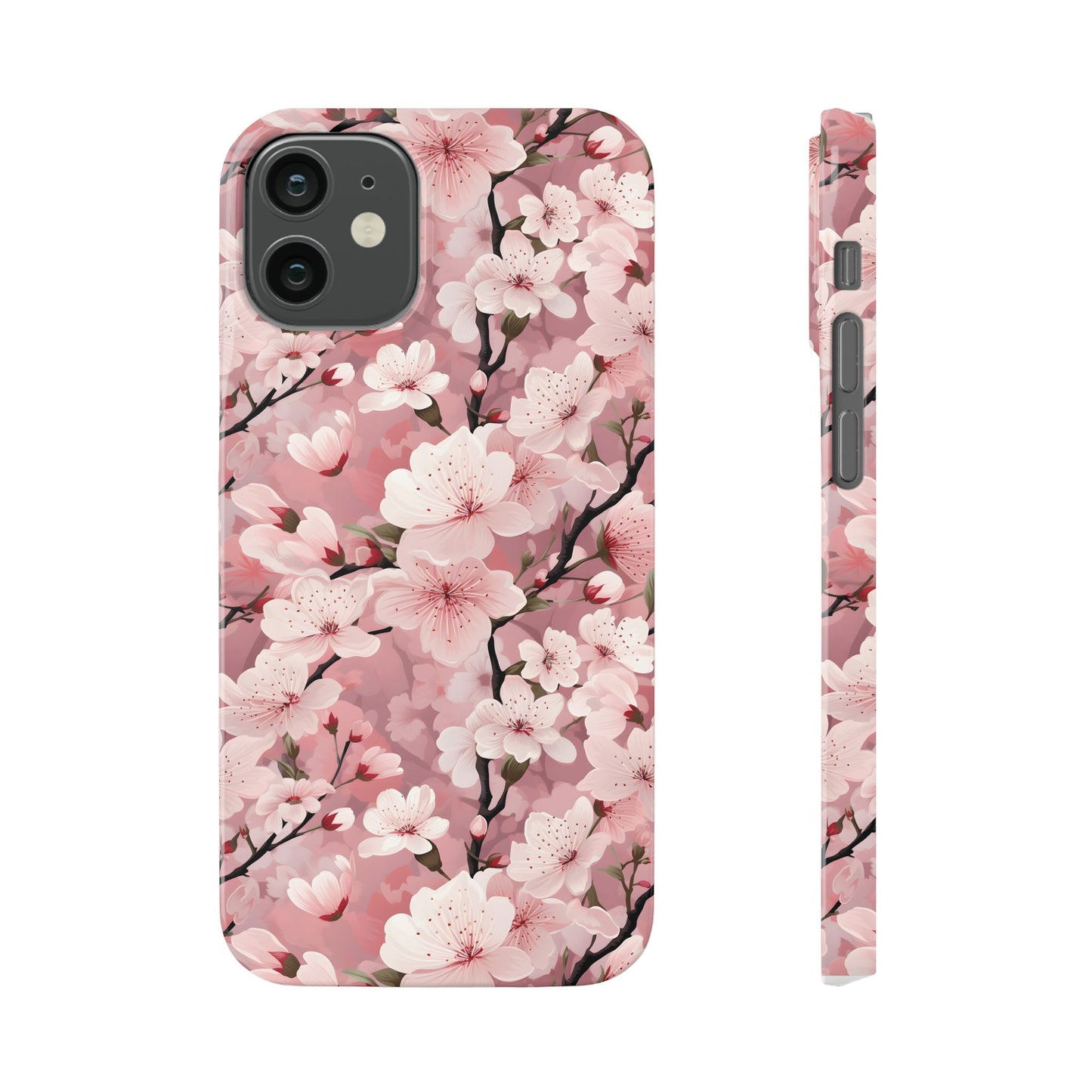 Cherry Blossom Slim Phone Cases for iPhone and Samsung