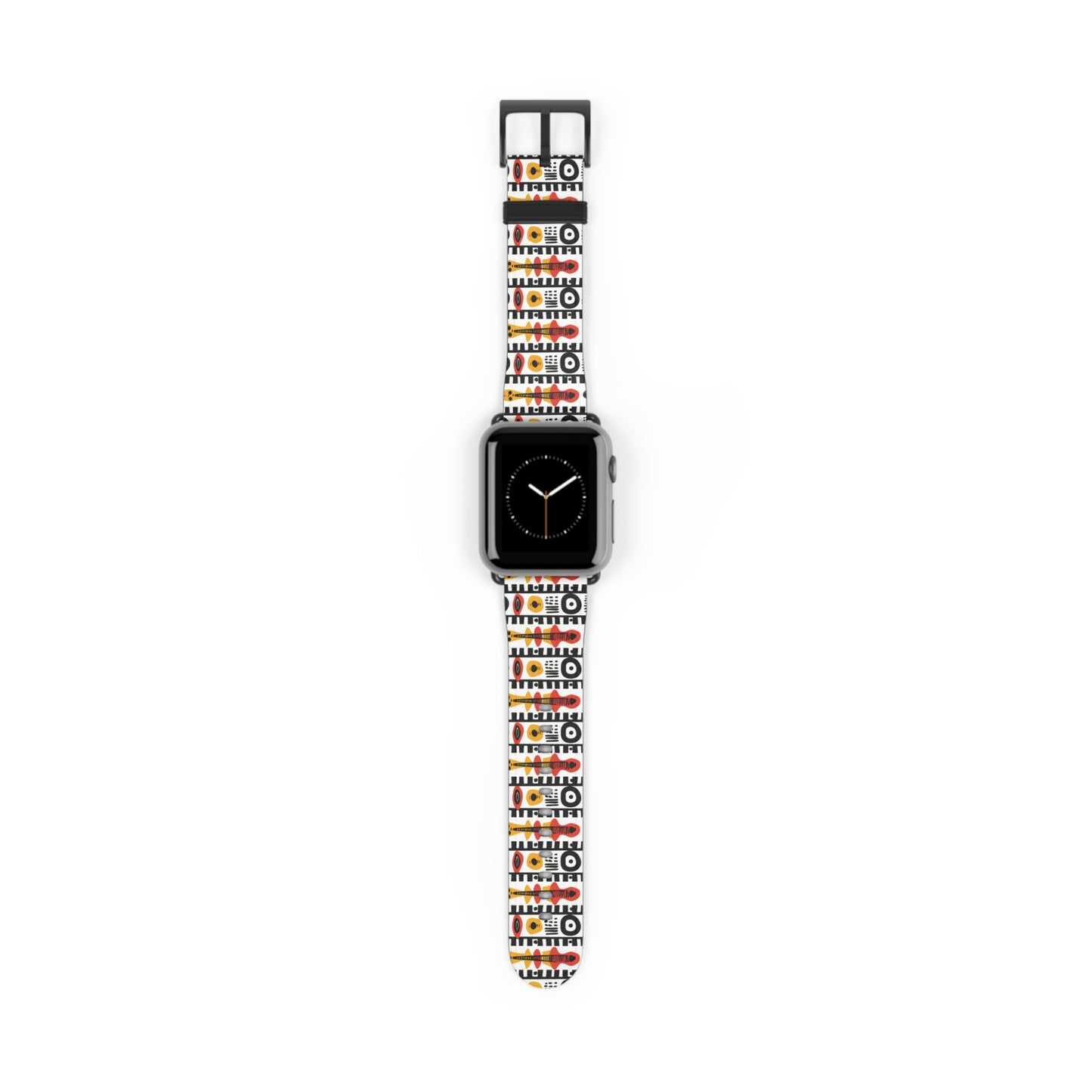 Afrobeat Harmony Vibrant Patterned Watch Band - Stylish and Colorful Accessory for Everyday Wear.
