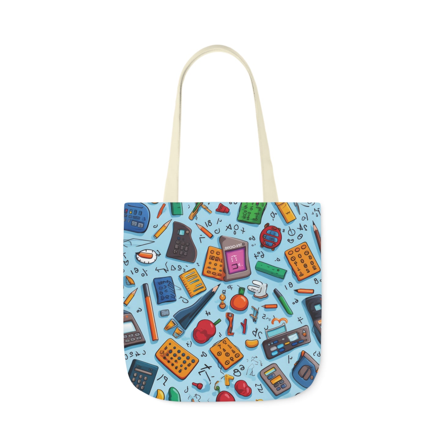 Blue Academic Adventures Canvas Tote Bag