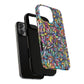Prism Petal Burst Tough Magnetic iPhone Case, Colorful iPhone Case, Unique Gift for Flower Lovers, Stylish stained Glass Accessory