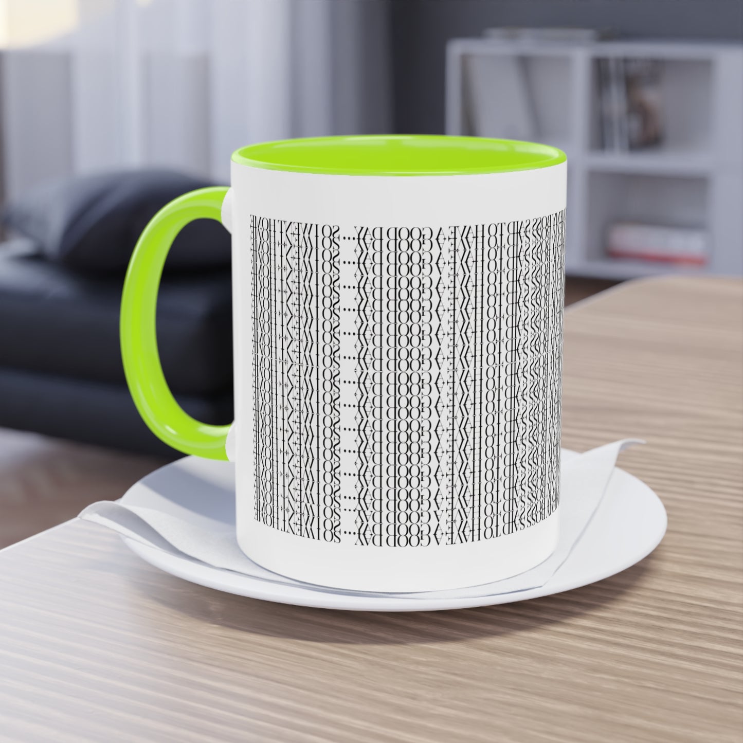 Two Tone Funny Hidden Message Mug - “My Boss said to have a good day… so I went home.”- Viral Optical Illusion Mug - Secret Sarcastic Work Message - Dishwasher Safe, Unique Gifts for Coffee Lovers, Home & Office Decor, Holiday Present.