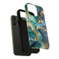 Ocean Quartz Luxe Marble Pattern Tough Magnetic iPhone Case, Phone Accessories, Luxury Gift, Durable iPhone Cover, Unique Design for iPhone Users.