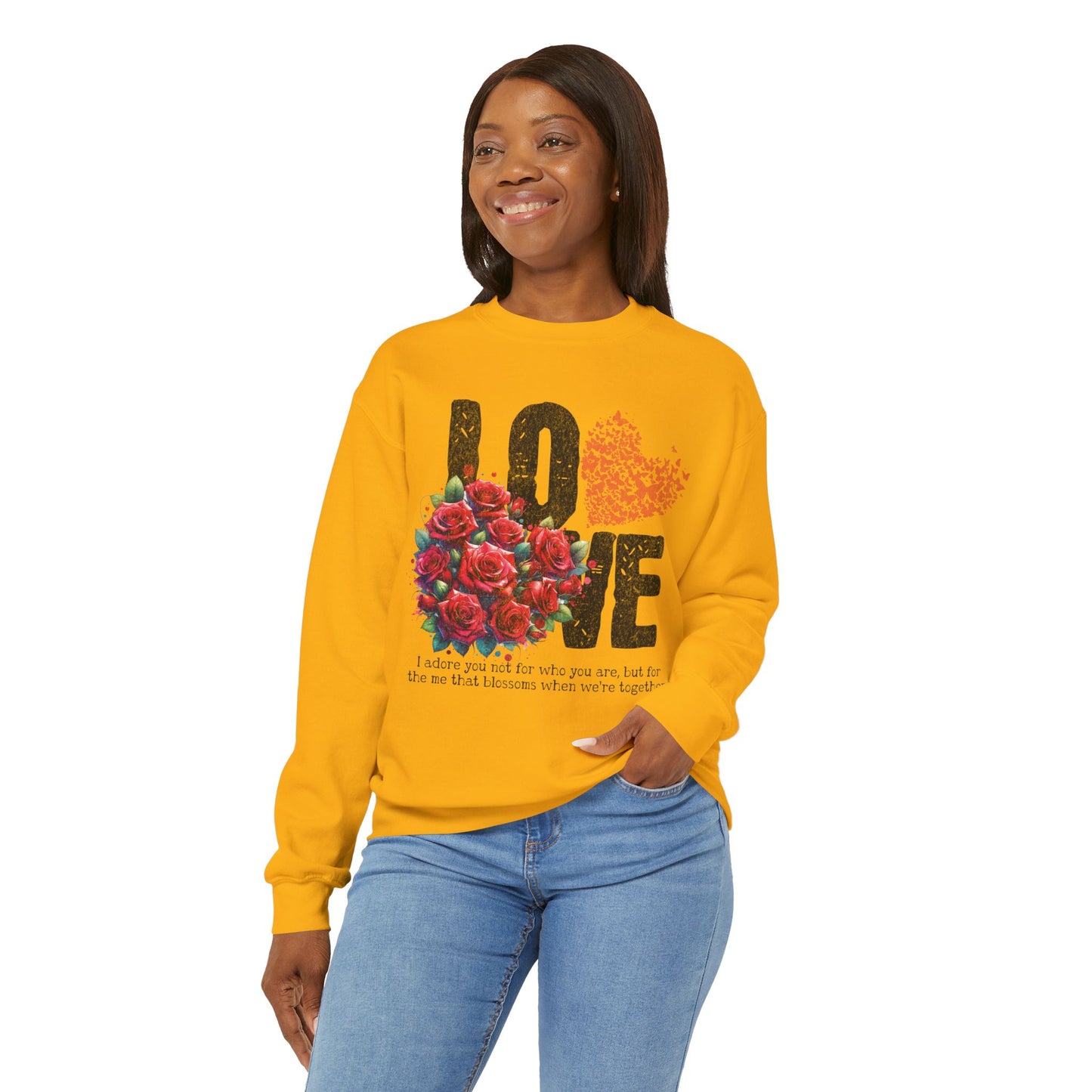 LOVE always Valentines Unisex Heavy Blend Crewneck