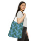 Blue Tropical Bliss Adjustable Tote Bag (AOP)