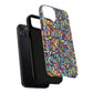 Prism Petal Burst Tough Magnetic iPhone Case, Colorful iPhone Case, Unique Gift for Flower Lovers, Stylish stained Glass Accessory