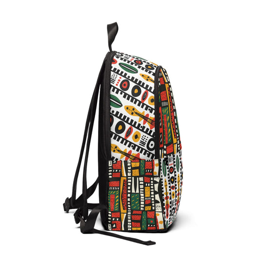 Afrobeat Harmony Unisex Fabric Backpack