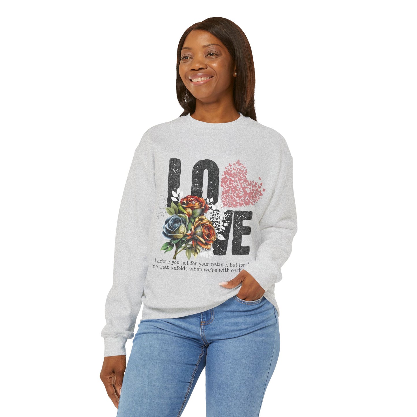LOVE always Valentines Unisex Heavy Blend Crewneck