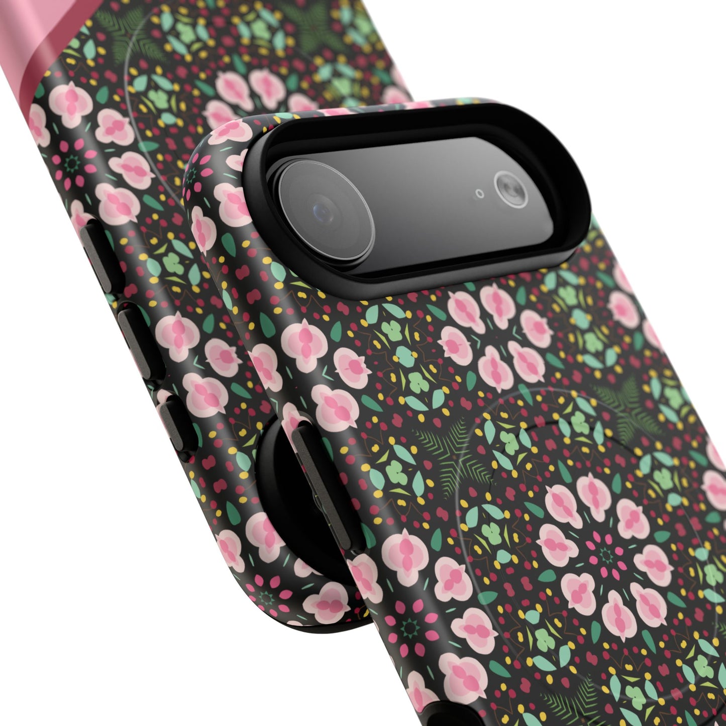 Personalized Twilight Petal Tapestry Floral Tough Magnetic MagSafe® iPhone Case, Durable iPhone Protector, Unique Gift for Her, Stylish Tech Accessories.