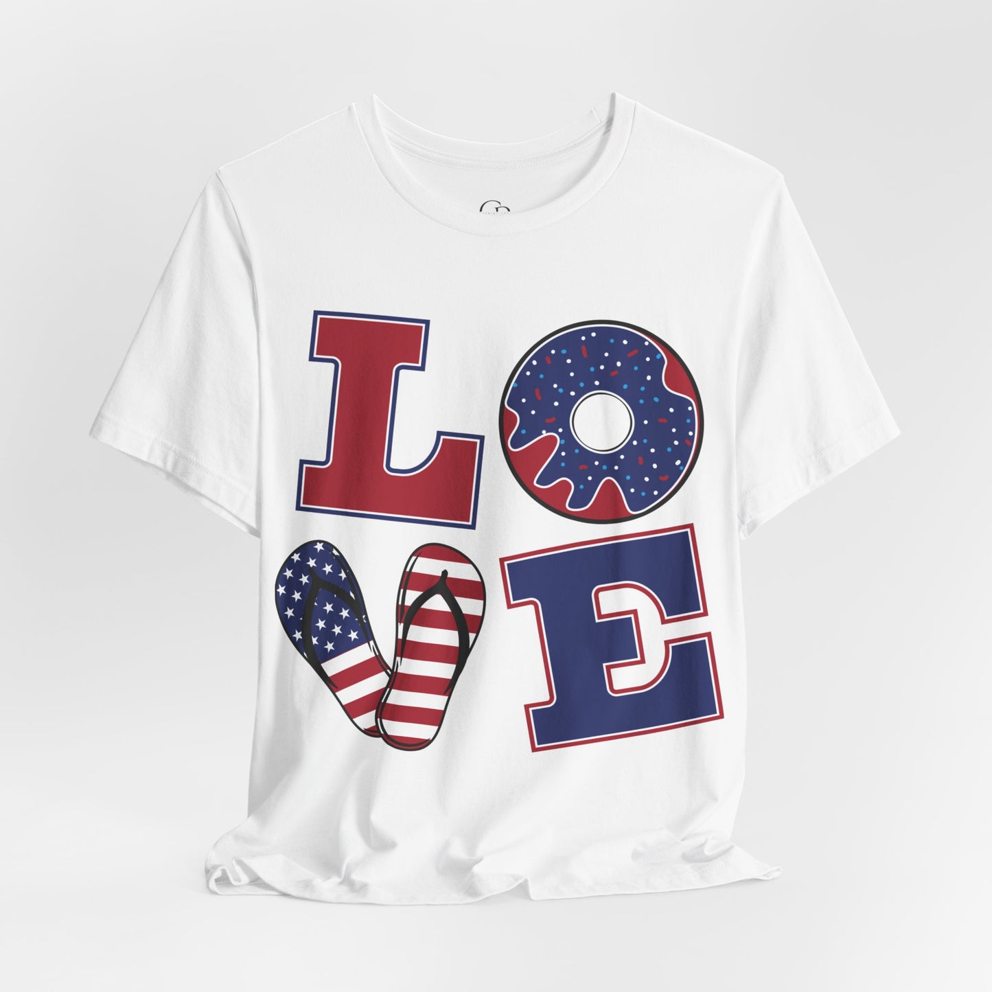 Patriotic Love Unisex Jersey Short Sleeve Tee