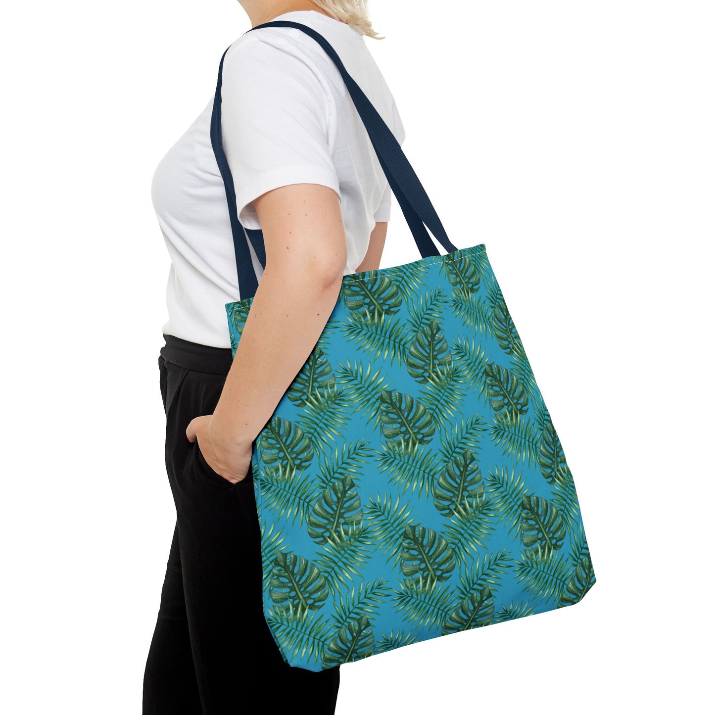 Turquoise Tropical Bliss Tote Bag