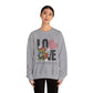 LOVE Always Unisex Heavy Blend™ Crewneck Sweatshirt.
