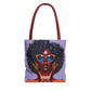 Afro Luxe Glow Tote Bag