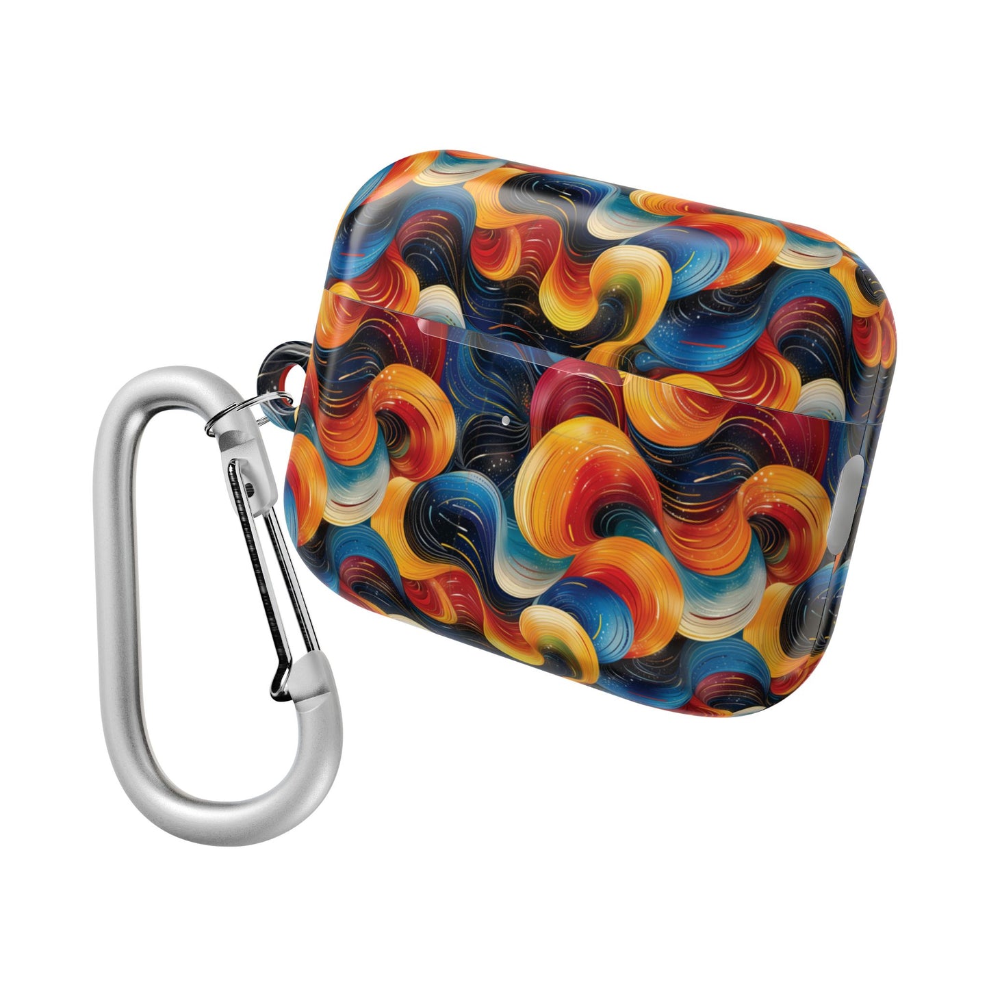 Cosmic Swirl AirPod Case - Colorful Protective Cover for Music Lovers