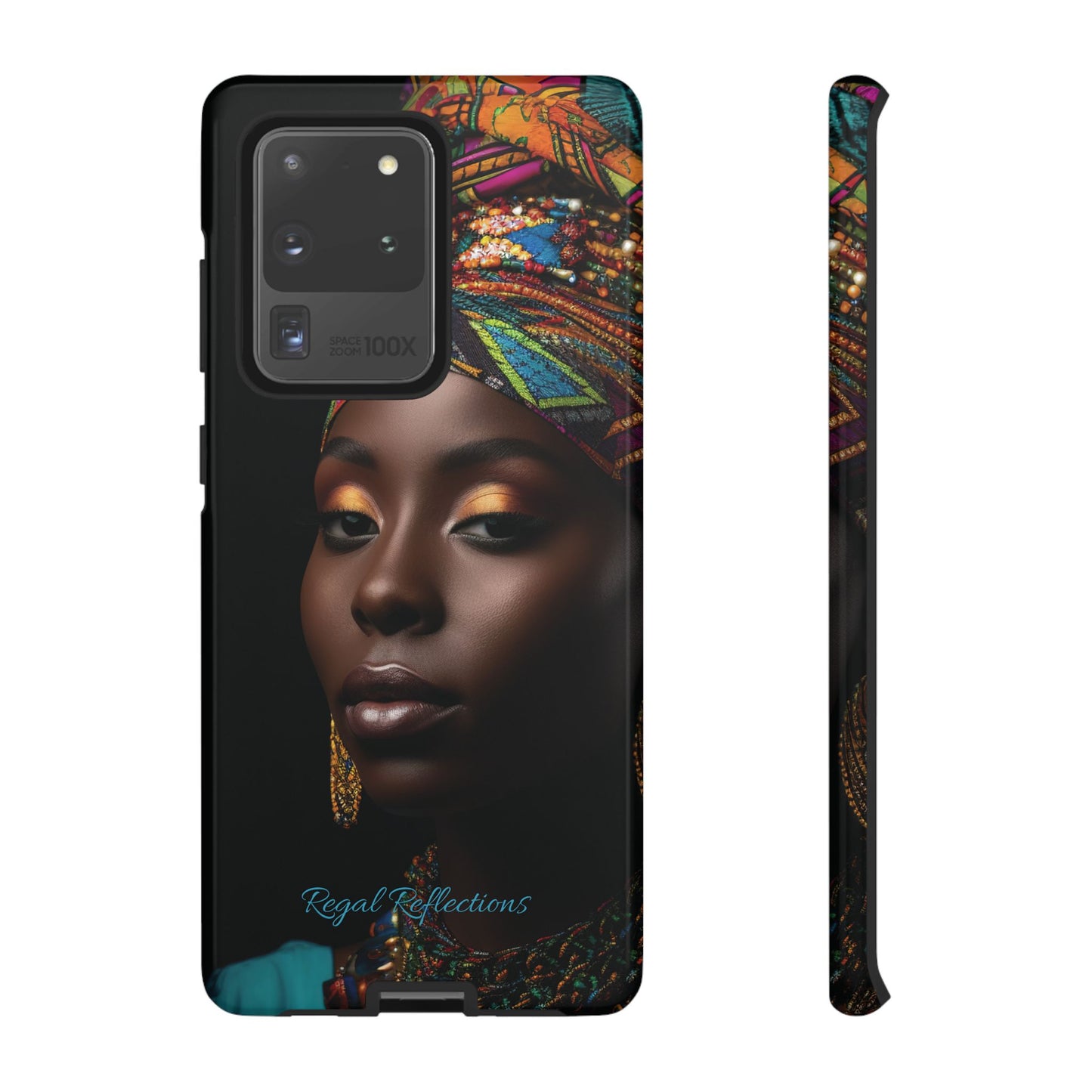 Regal Reflections: African Majesty Samsung Tough Phone Cases