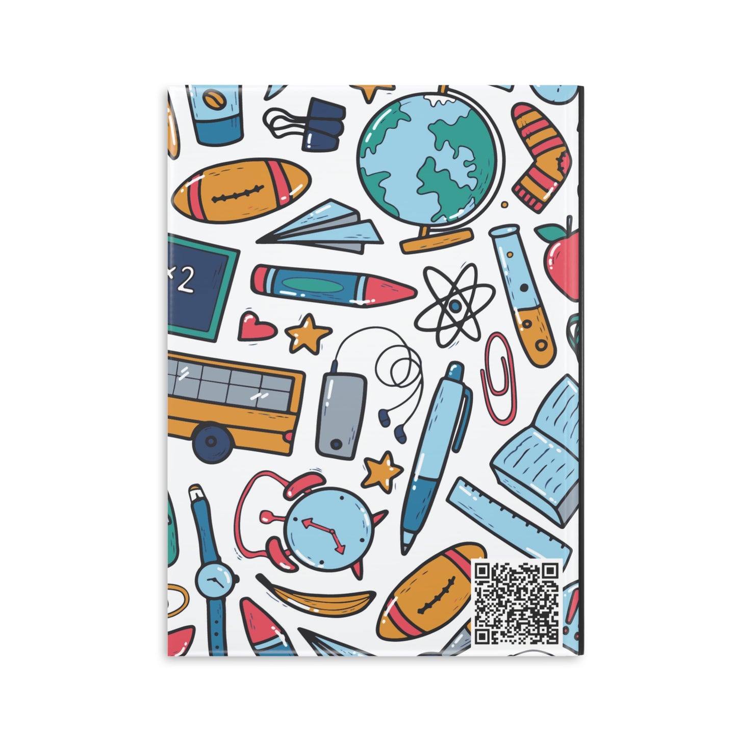 Black School Doodles A Hardcover Notebook (PY)