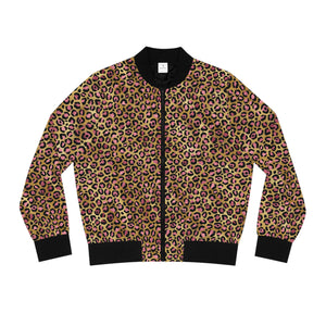 Leopard Luxe Women's Bomber Jacket