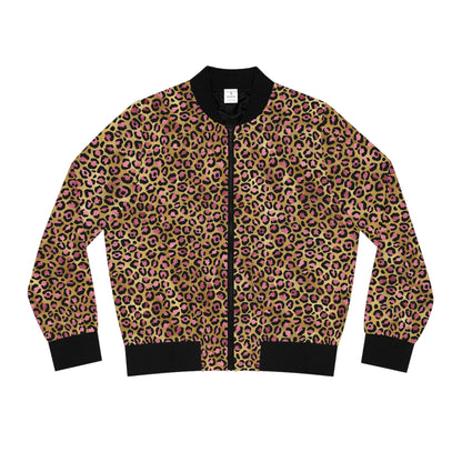 Leopard Luxe Women's Bomber Jacket