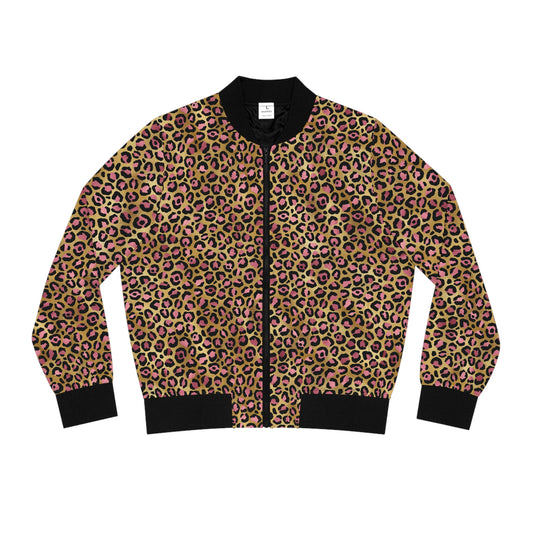 Leopard Luxe Women's Bomber Jacket