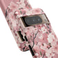 Personalized Cherry Blossom Tough Phone Case — Pink Floral Protective Case for Samsung & Google