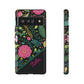 Personalized Floral Fantasy Samsung and Google Pixal Phone Case – Personalized Tough Cases with Colorful Garden Design