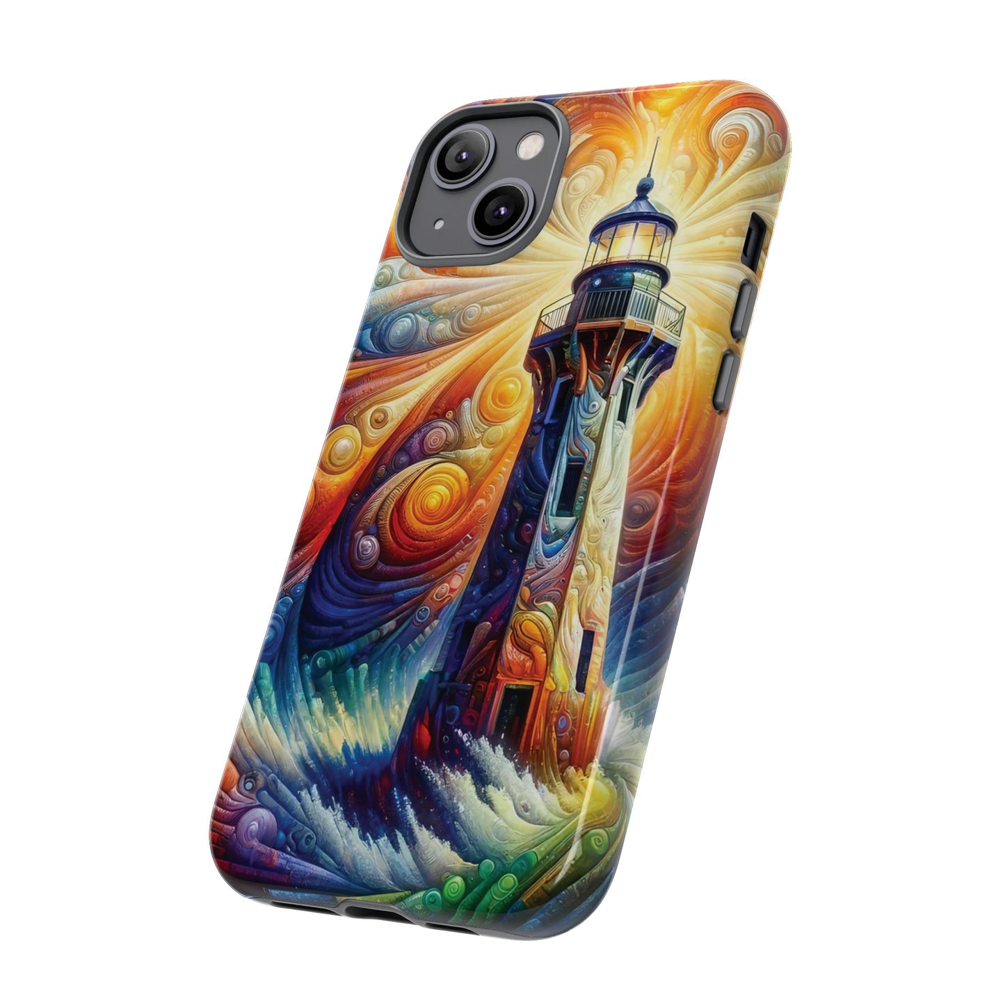 Cosmic Beacon Tough iPhone Cases