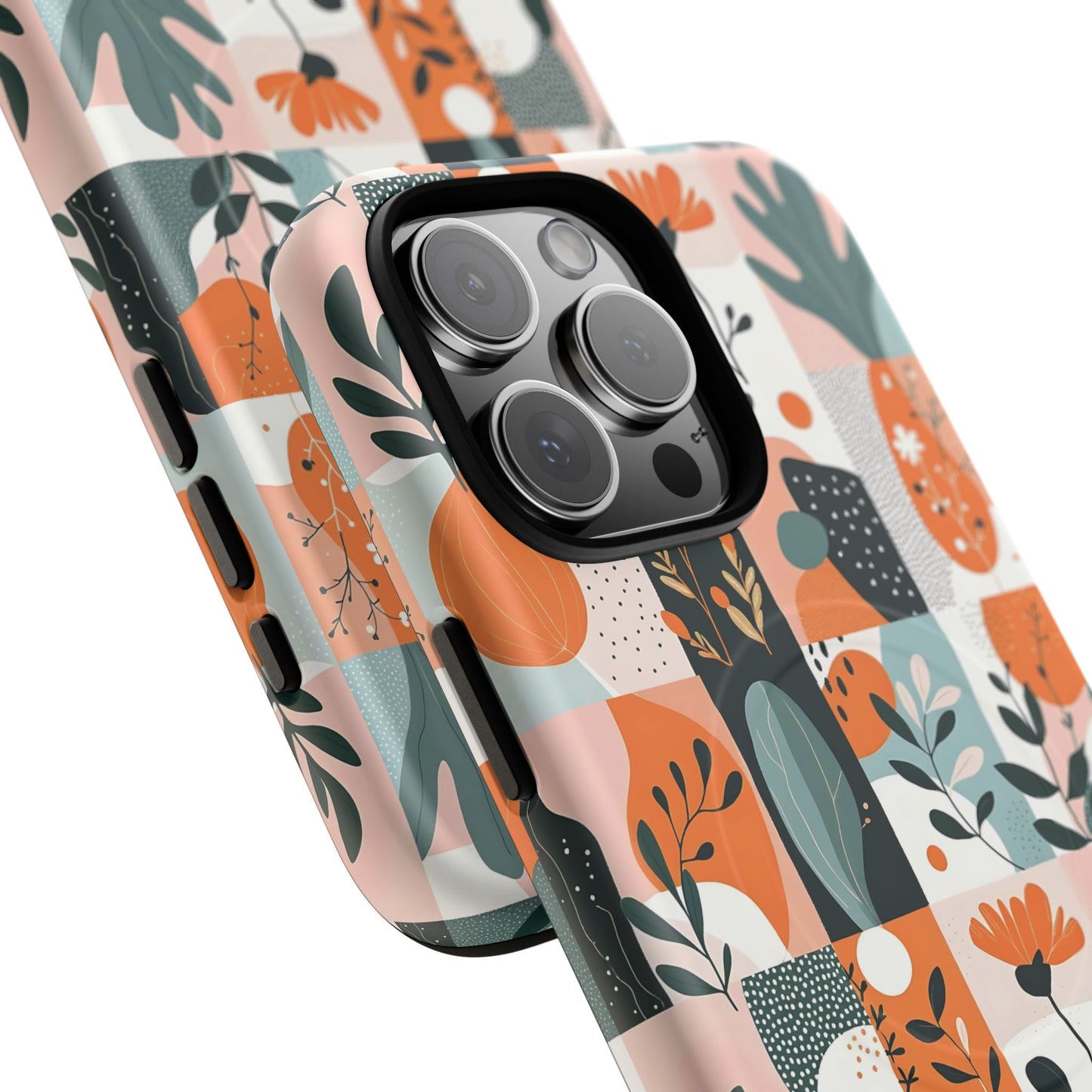 Botanical Bliss Tough Magnetic Phone Case, Durable Phone Cover, Gift for Her, Stylish Tech Accessory, Fall Vibes, Trendy Mobile Case