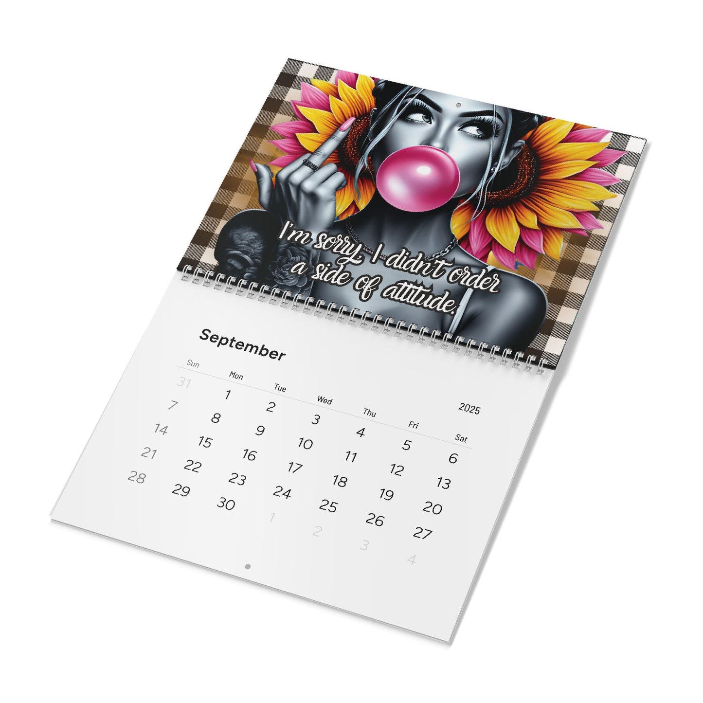 365 Days of Sass: A Year of Bold & Brilliant Attitude Standard Wall Calendar (2025)