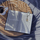 Black Checkered Charm Bookmark