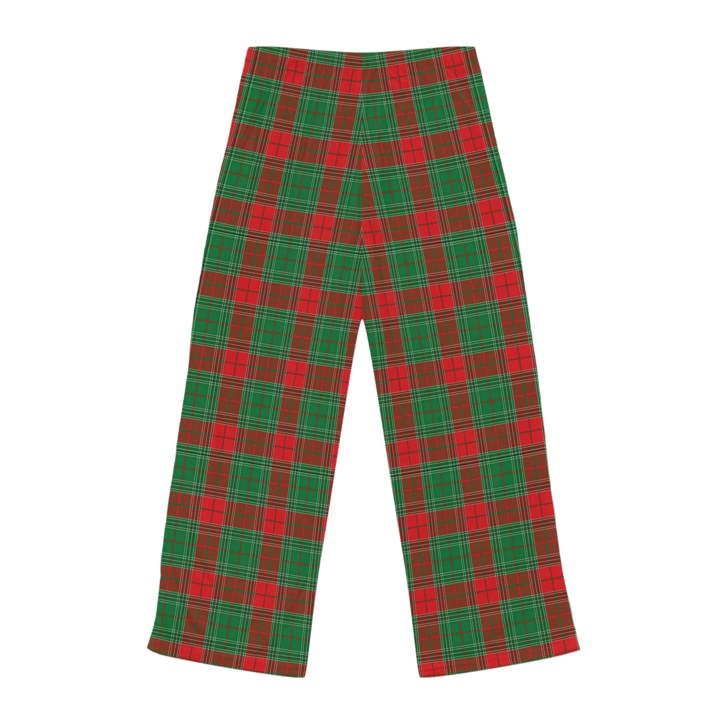 Green  Plaid Perfection Women's Pajama Pants (AOP).