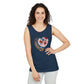 Floral Hearts Unisex Garment-Dyed Tank Top