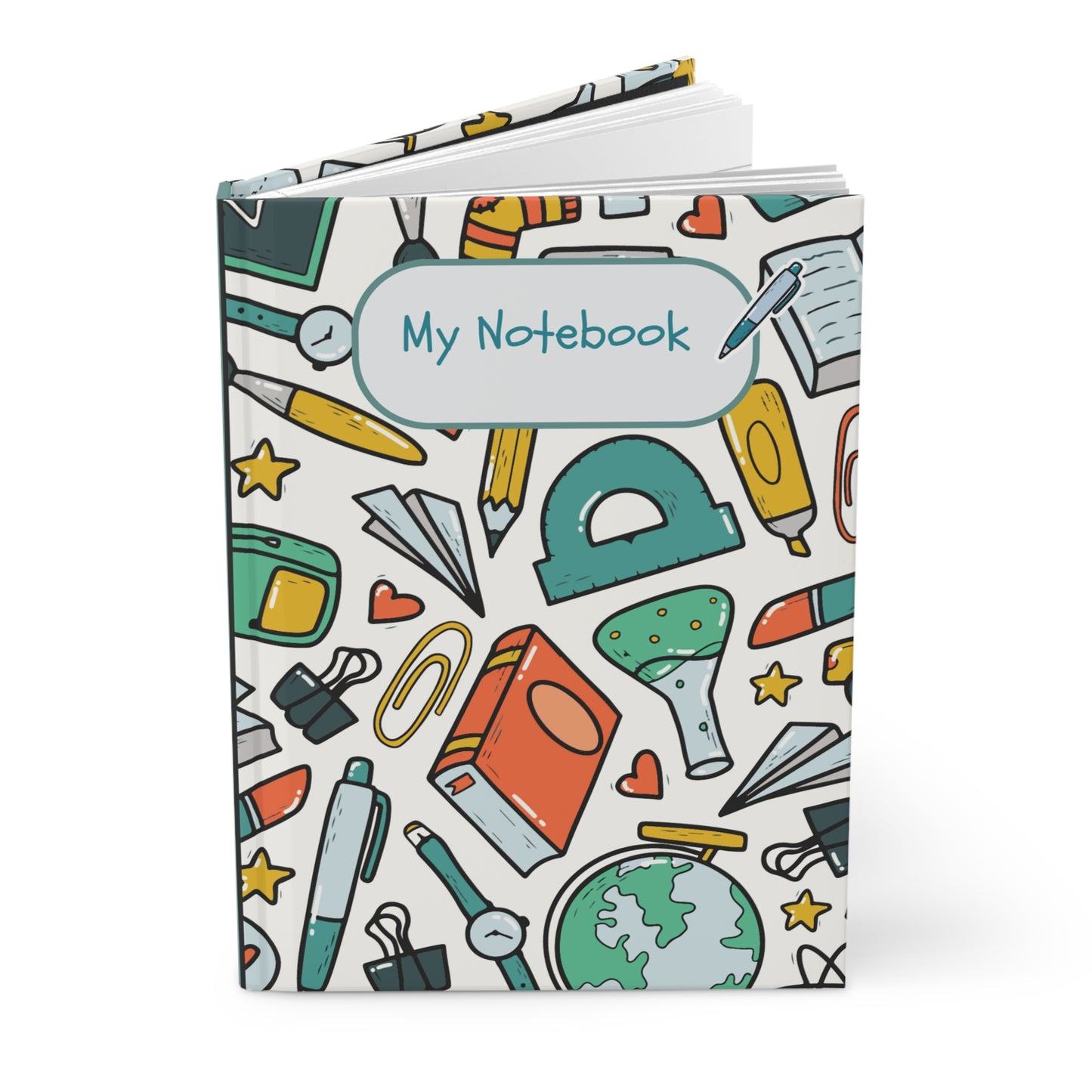 Emerald School Doodles Hardcover Journal (PY)