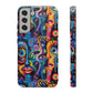 Psychedelic Visions Vibrant Art Google Pixel, iPhone and Samsung Phone Case - Tough Cases for Creative Souls
