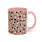 Colorful Heart Pattern Coffee Mug - Perfect Gift for Love & Friendship