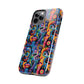 Psychedelic Visions Vibrant Art iPhone and Samsung Phone Case - Stylish Tough Case for Artists & Creatives.