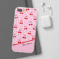 Personalized Cherry Blossom Dreams Flexi Case — Pink Retro Cherry iPhone® 7/8, 11, 12, 13, 14, 15, 16, 17, X/XS, SE, XR, Mini, Pro, Pro Max, Plus Cases.