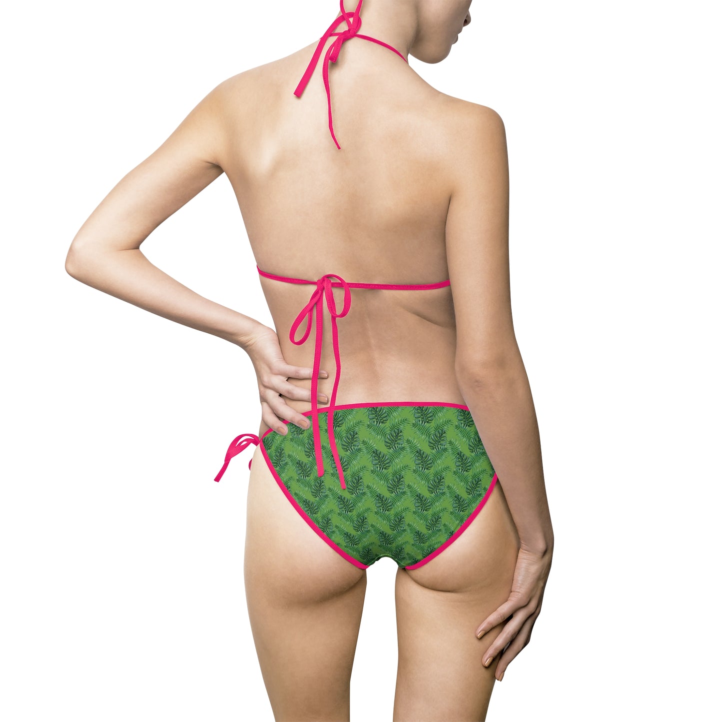 Green Tropical Bliss Women's Bikini Swimsuit (AOP)