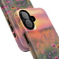 Floral Sunset Phone Case, Tough Magnetic Cases for iPhone, Nature Lover Gift, Durable Protection, Eco-Friendly Phone Accessory