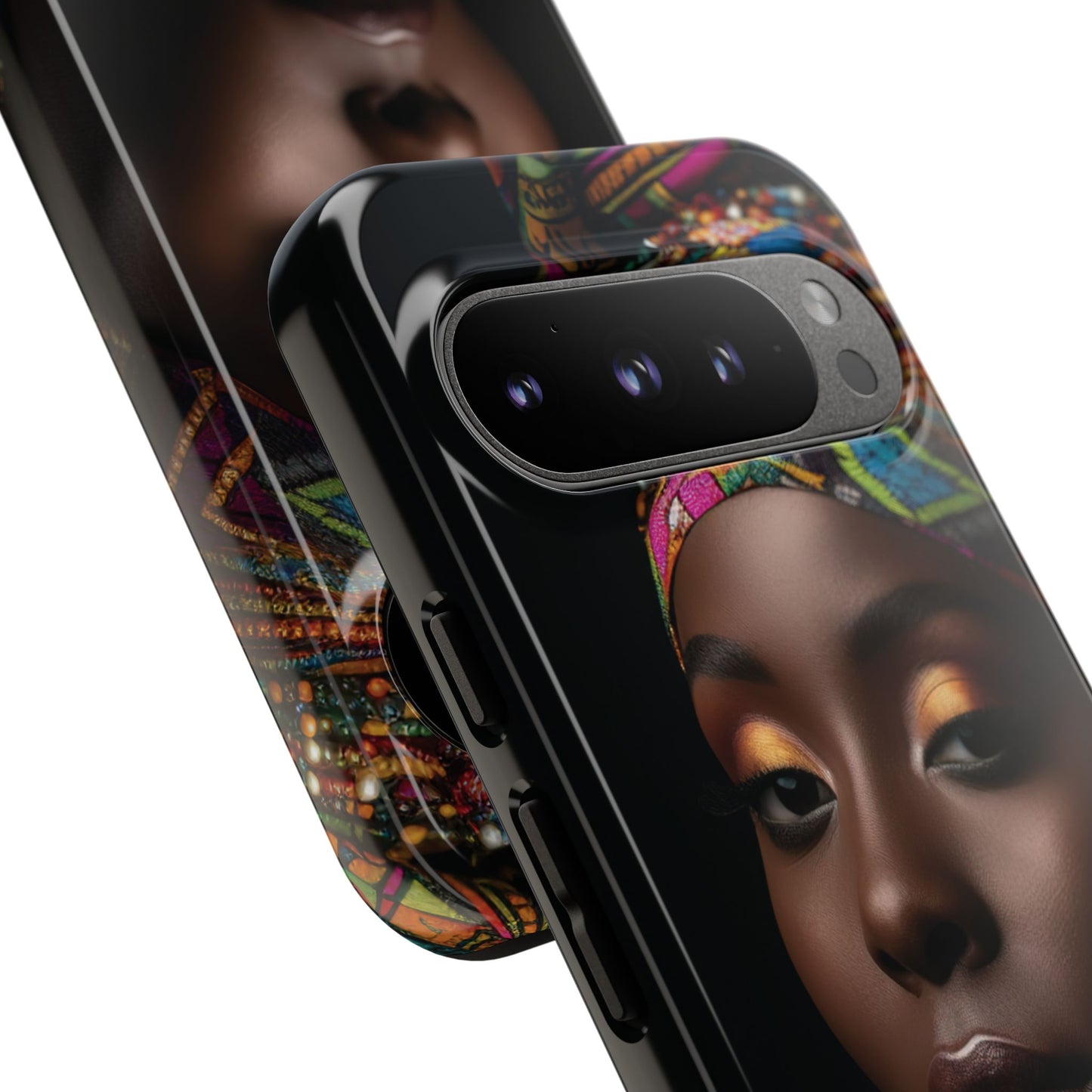 Regal Reflections: African Majesty iPhone, Samsung and Google Tough Phone Cases.
