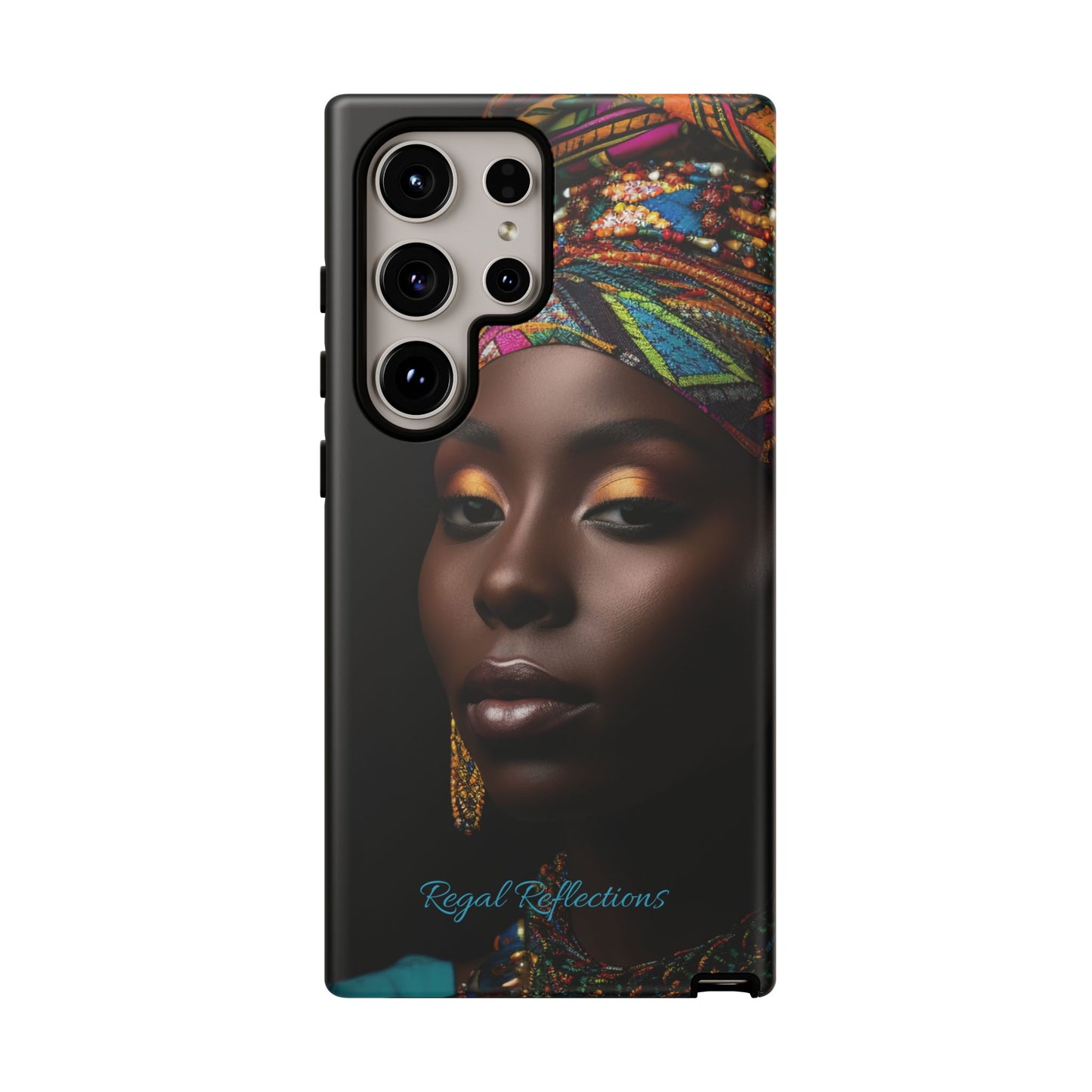 Regal Reflections: African Majesty Samsung Tough Phone Cases