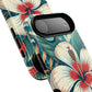 Tropical Hibiscus MagSafe® iPhone® Tough Case - Stylish Phone Protection Gift for Nature Lovers, Vibrant, Summer Vibes.