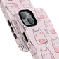 Cute Cat Magnetic iPhone Case, Tough iPhone Cover, Cat Lover Gift, Kawaii Style Case, Pet-Themed Gift