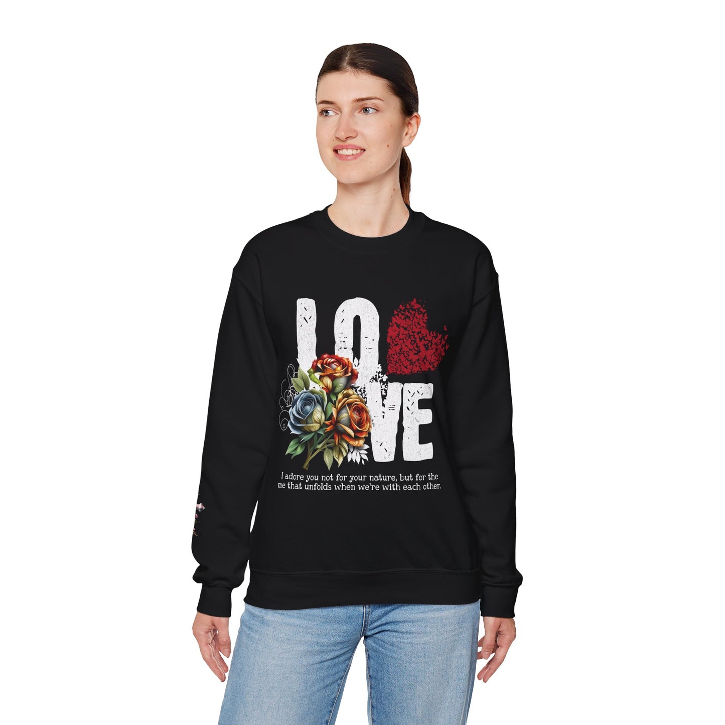 LOVE Always Unisex Heavy Blend™ Crewneck Sweatshirt.