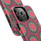 Floral KaleidoBloom iPhone Case, Tough Magnetic Cases, Floral iPhone Cover, Stylish Tech Accessory, Durable Design, Vibrant Gift Idea
