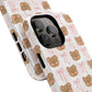 Cute Bear Pattern Magnetic Phone Case, Durable Animal Design, Gift for Kids, Trendy Case for iPhone, Cute Phone Accessory